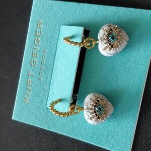 KURT GEIGER LONDON HEART EARRINGS
